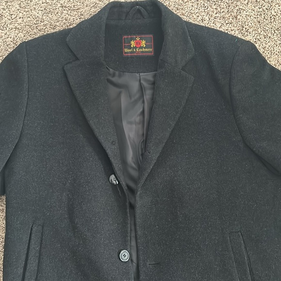 Brogue Italian Cashmere Trench coat - Picture 2 of 7